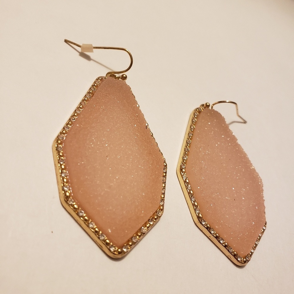Light Pink Drop Earrings